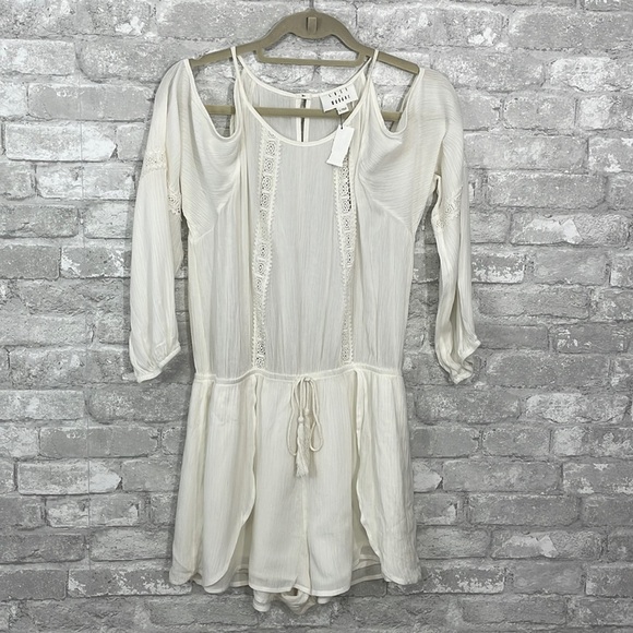 Lost + Wander Cold Shoulder Long Sleeve Romper - Picture 1 of 5